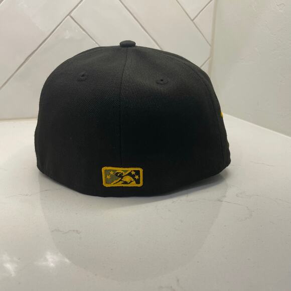 New Era 59FIFTY OKC Camouflage Fitted Hat 7 Black Camo Stars MLB On-Field Cap - Picture 3 of 8